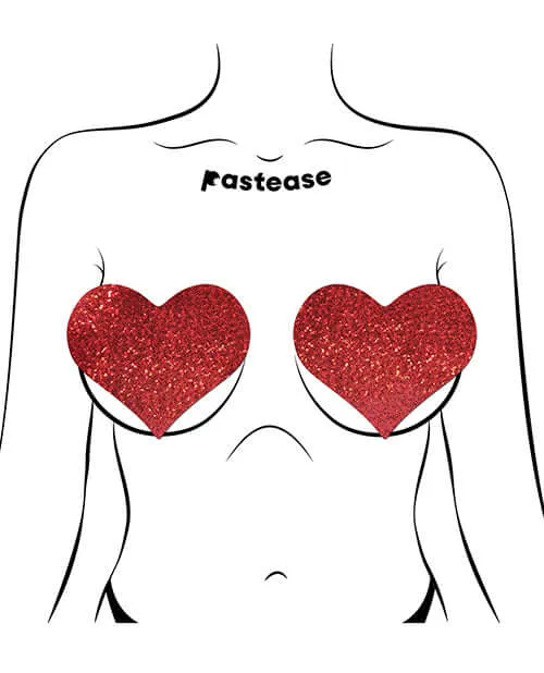 Pastease Vibrators Heart Glitter Red Fuller Coverage Pasties Maximum Support and Style by Pastease Pastease Vibrators Heart Glitter Red Fuller Coverage Pasties Maximum Support and Style by Pastease