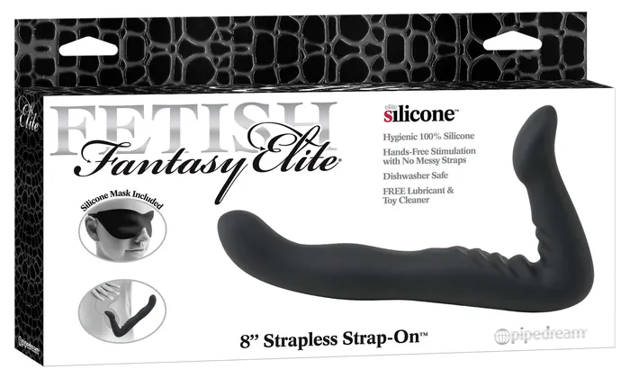 Pipedream Products Female Sex Toys Fetish Fantasy Elite 8Inch Strapless StrapOn Medical Grade Silicone HandsFree PhthalateFree Pipedream Products Female Sex Toys Fetish Fantasy Elite 8Inch Strapless StrapOn Medical Grade Silicone HandsFree PhthalateFree
