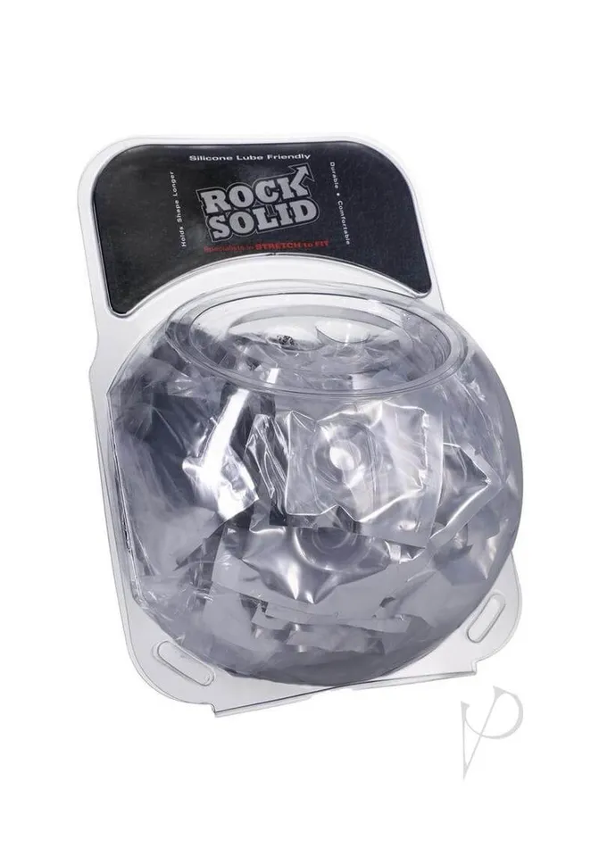 Rock Solid Donut CRing Bowl 100pc Clear Doc Johnson Enterprises Male Sex Toys Rock Solid Donut CRing Bowl 100pc Clear Doc Johnson Enterprises Male Sex Toys