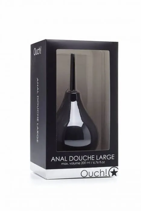 SHOTS AMERICA Anal Ouch Anal Douche Large Black