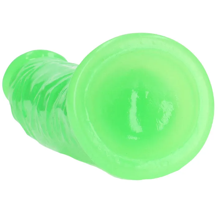 Shots Toys Dildos RealRock Glow In The Dark 6 Inch Slim Dildo in Green Shots Toys Dildos RealRock Glow In The Dark 6 Inch Slim Dildo in Green