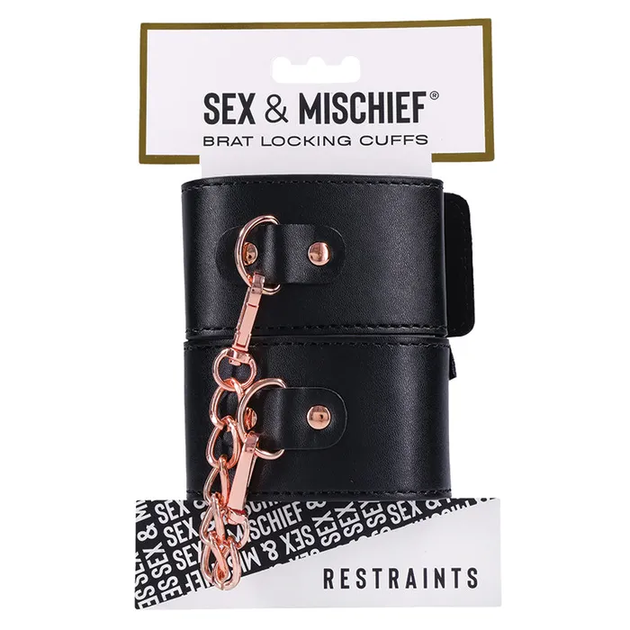 SPORTSHEETS Couples SM Brat Locking Cuffs