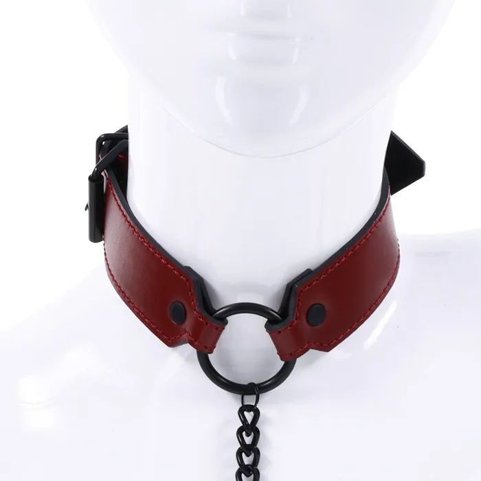 Sportsheets Female Sex Toys Saffron Collar with Nipple Clamps
