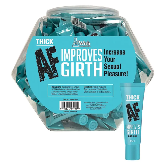 Thick AF Improves Girth 10ml Fishbowl of 65pcs LITTLE GENIE Anal