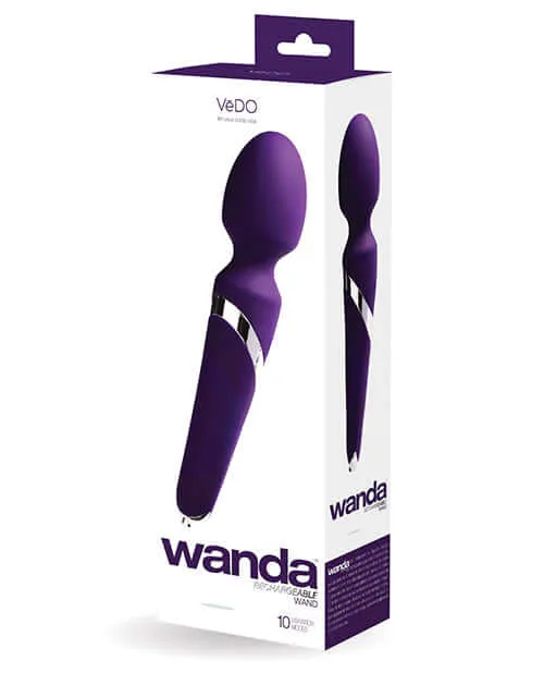 Vedo Experience Ultimate Pleasure with the Vedo Wanda Rechargeable Massage Wand Vibe Vibrators Vedo Experience Ultimate Pleasure with the Vedo Wanda Rechargeable Massage Wand Vibe Vibrators