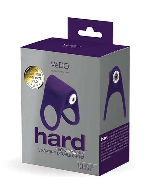 Vedo Male Sex Toys Hard Rechargeable Cock Ring Purple from Vedo