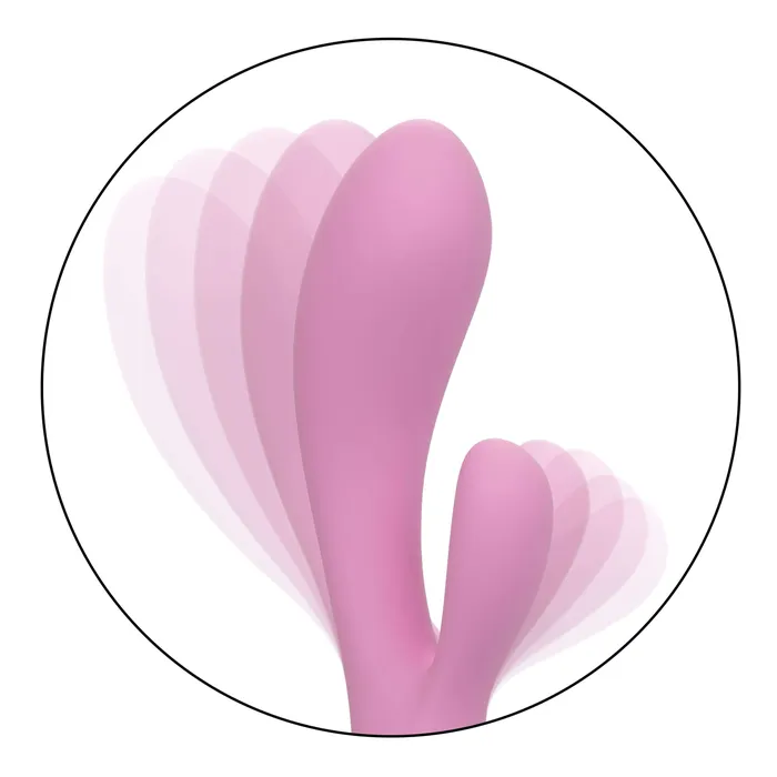 Vibrators California Exotic Novelties Contour Zoie Pink Rabbit Style Vibrator