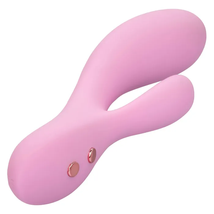 Vibrators California Exotic Novelties Contour Zoie Pink Rabbit Style Vibrator