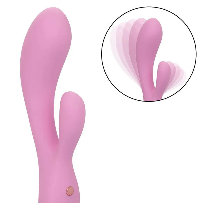 Vibrators California Exotic Novelties Contour Zoie Pink Rabbit Style Vibrator