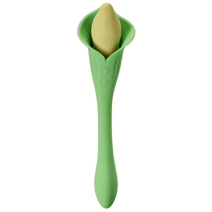 Vibrators Cloud 9 Novelties CLOUD 9 SPATHE LILY VIBE TWOTONE GREEN