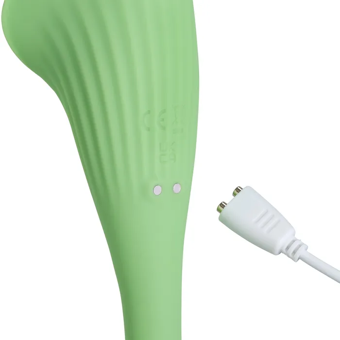 Vibrators Cloud 9 Novelties CLOUD 9 SPATHE LILY VIBE TWOTONE GREEN