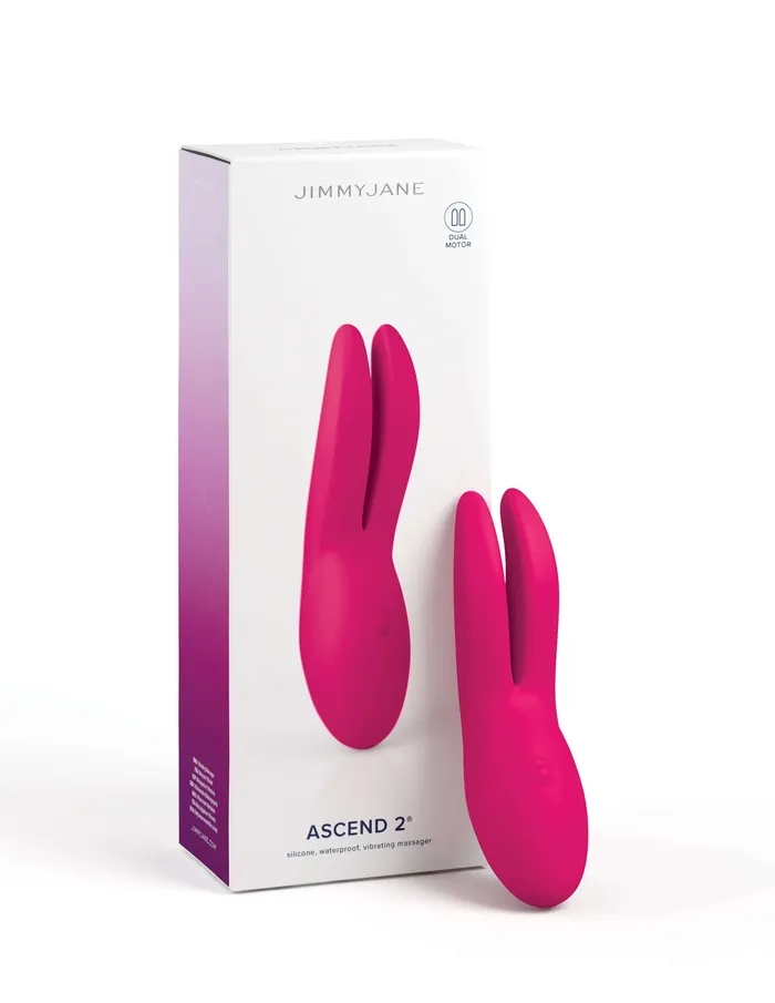 Vibrators Pipedream Products Experience Intense Pleasure with the JimmyJane Ascend 2 Pink Forked Vibrator Vibrators Pipedream Products Experience Intense Pleasure with the JimmyJane Ascend 2 Pink Forked Vibrator