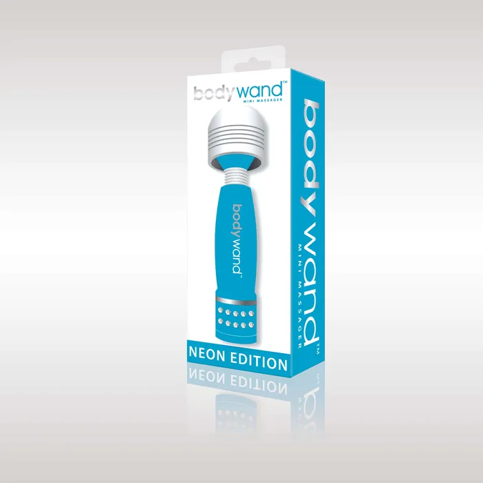 Vibrators XGen Products BODYWAND MINI NEON BLUE NET