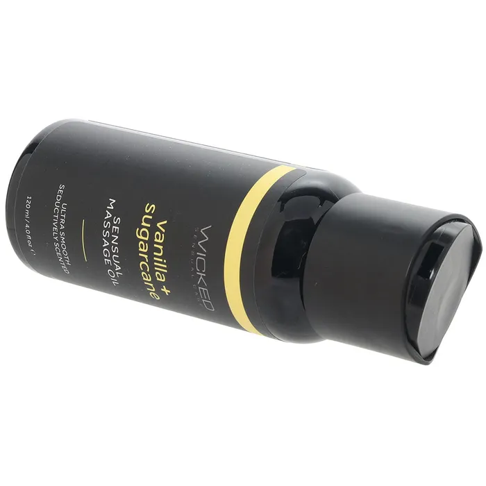 Wicked Sensual Care Couples Sensual Massage Oil 4oz120ml in Vanilla Sugarcane