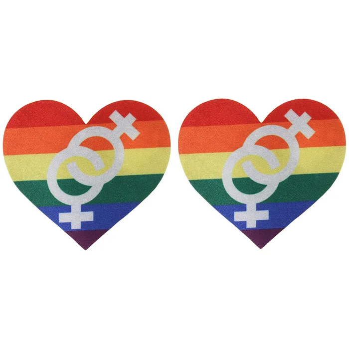 XGen Vibrators Pride and Hearts Venus Nipple Pasties XGen Vibrators Pride and Hearts Venus Nipple Pasties