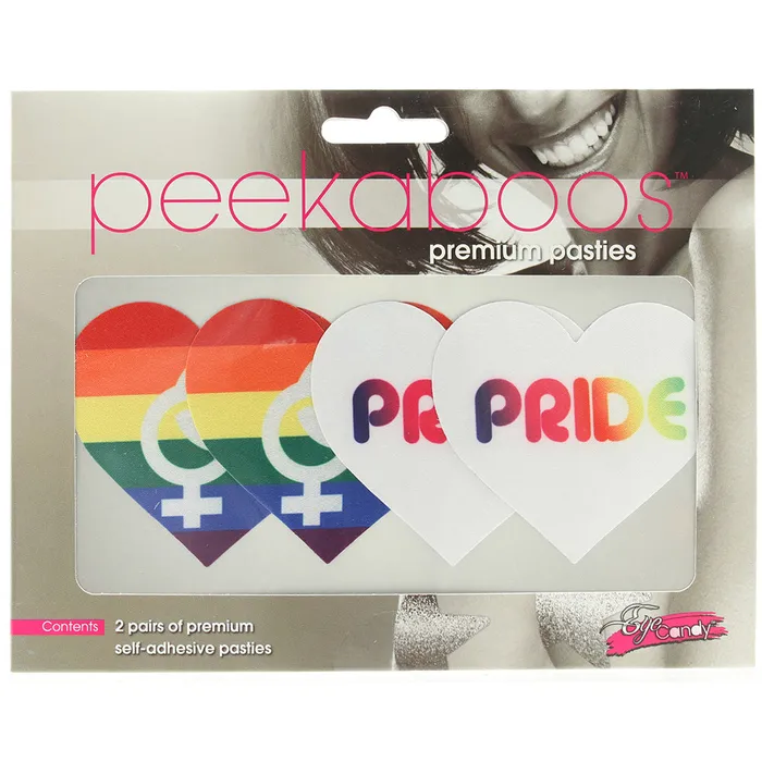 XGen Vibrators Pride and Hearts Venus Nipple Pasties XGen Vibrators Pride and Hearts Venus Nipple Pasties