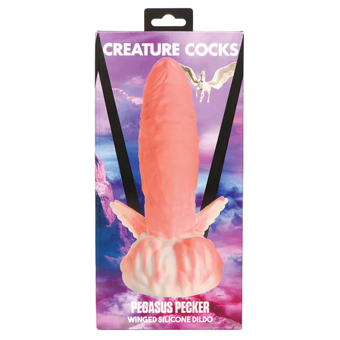 XR Brands Dildos Creature Cocks Pegasus Pecker Winged Silicone Dildo