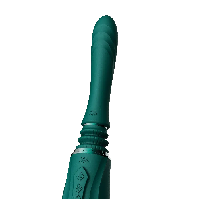 ZALO Sesh Compact Sex Machine Turquoise Green ZALO Female Sex Toys