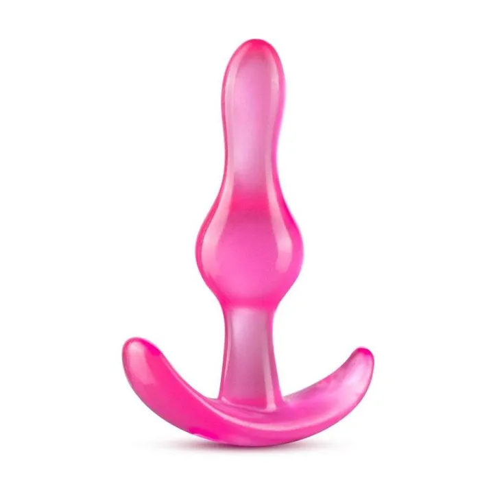 Anal Blush Novelties B Yours Curvy Anal Plug Pink Anal Blush Novelties B Yours Curvy Anal Plug Pink