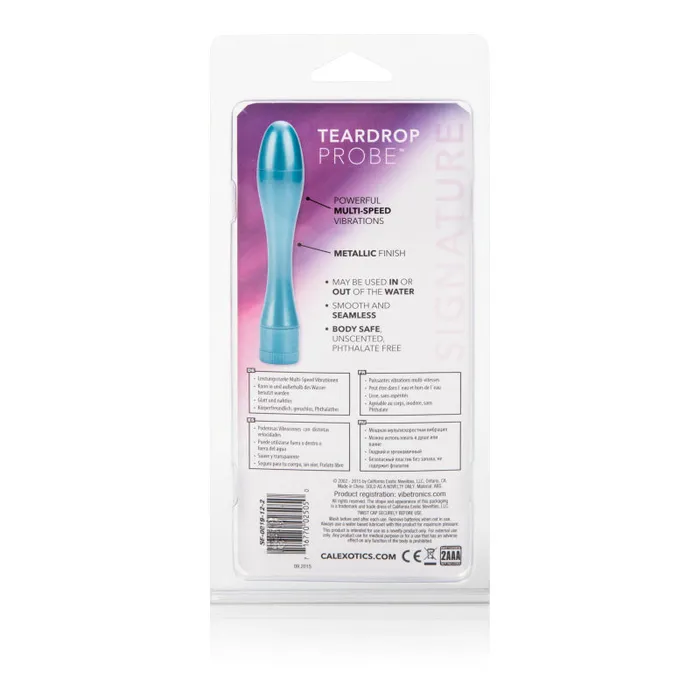 Anal CalExotics Water Missile Tear Drop Probe Blue Anal CalExotics Water Missile Tear Drop Probe Blue
