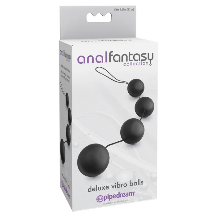 Anal Fantasy Collection Deluxe Vibro Balls Black Pipedream Anal Anal Fantasy Collection Deluxe Vibro Balls Black Pipedream Anal