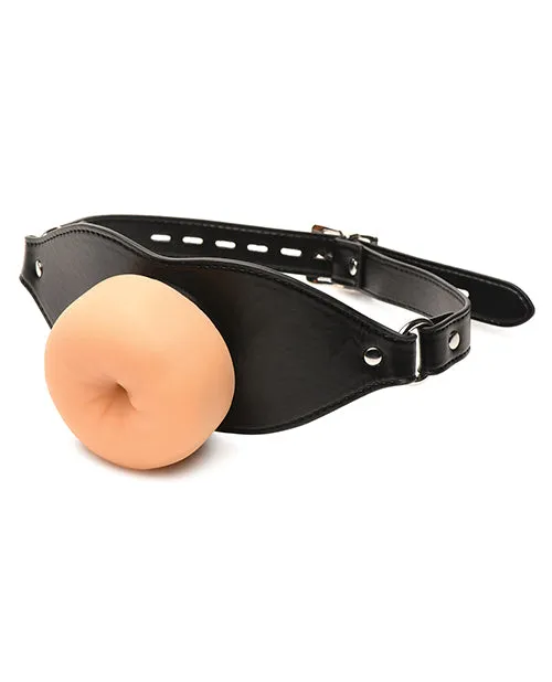 Anal Master Series Master Series Ass Face Mouth Gag LightBlack