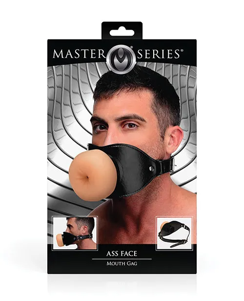 Anal Master Series Master Series Ass Face Mouth Gag LightBlack Anal Master Series Master Series Ass Face Mouth Gag LightBlack