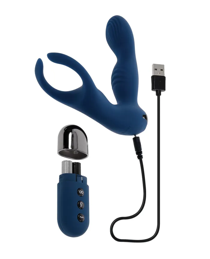 Anal Zero Tolerance Zero Tolerance By All Means Prostate Vibrator with Remote Control Blue Anal Zero Tolerance Zero Tolerance By All Means Prostate Vibrator with Remote Control Blue