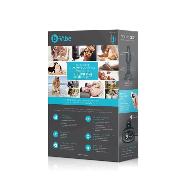BVibe Anal BVibe Petite Rimming Plug Black