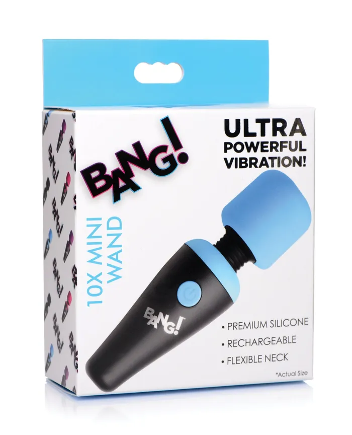 Bang 10X Vibrating Mini Silicone Wand XR Brands Female Sex Toys