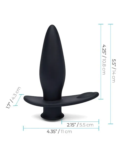 Blue Line Anal Blue Line Vibrating Anal Plug Pointer with remote Black Blue Line Anal Blue Line Vibrating Anal Plug Pointer with remote Black