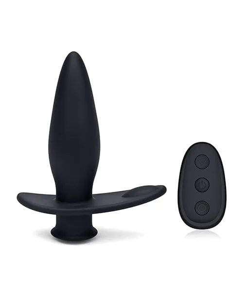 Blue Line Anal Blue Line Vibrating Anal Plug Pointer with remote Black Blue Line Anal Blue Line Vibrating Anal Plug Pointer with remote Black