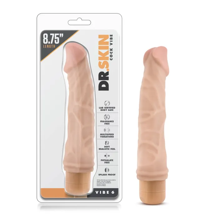 Blush Novelties Vibrators Dr Skin Cock Vibe 6 Beige Blush Novelties Vibrators Dr Skin Cock Vibe 6 Beige