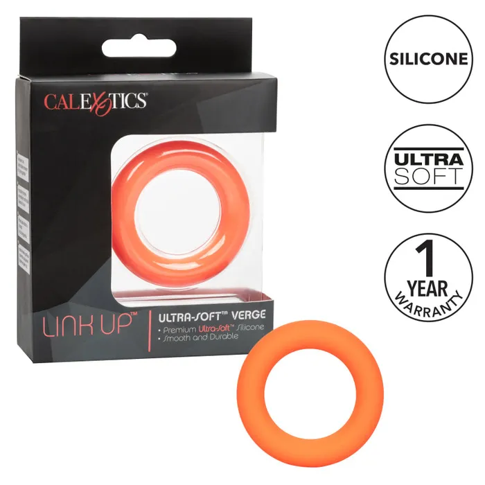 Calexotics Link Up UltraSoft Verge Orange Male Sex Toys Calexotics Link Up UltraSoft Verge Orange Male Sex Toys
