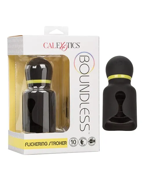CalExotics Male Sex Toys Boundless Flickering Stroker Black