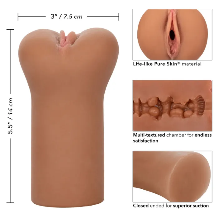 Calexotics Vibrators Boundless Vulva Brown Calexotics Vibrators Boundless Vulva Brown