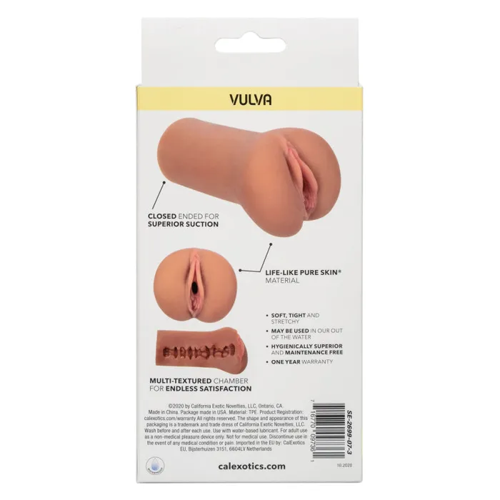 Calexotics Vibrators Boundless Vulva Brown Calexotics Vibrators Boundless Vulva Brown