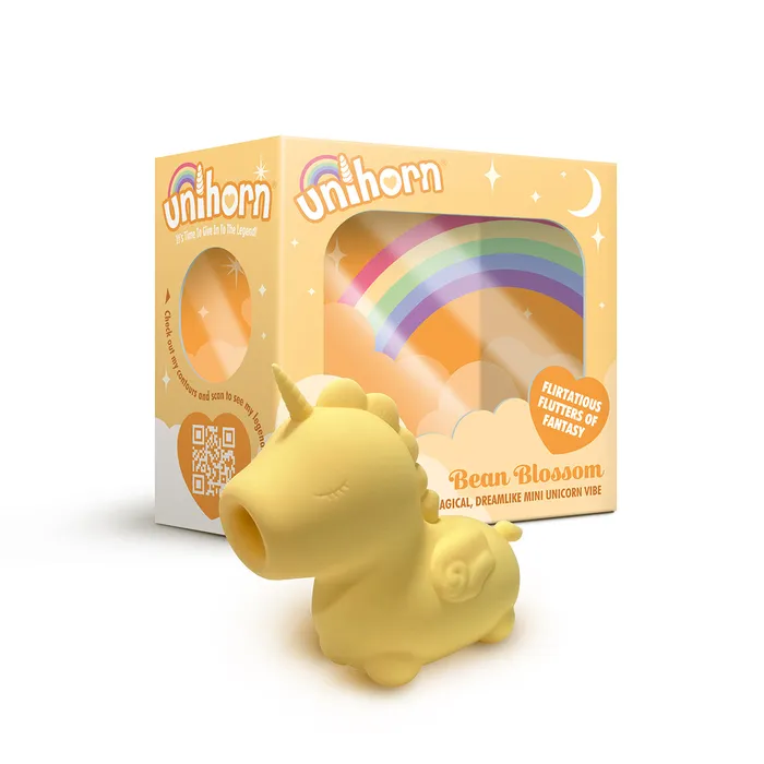 Creative Conceptions Vibrators Unihorn Bean Blossom Yellow