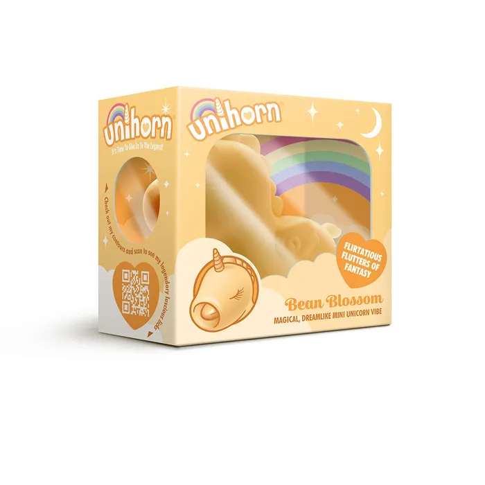 Creative Conceptions Vibrators Unihorn Bean Blossom Yellow