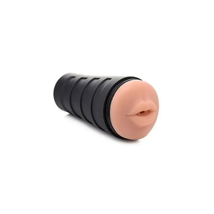 Curve Toys Male Sex Toys Mistress Karla Deluxe Mouth Stroker Medium
