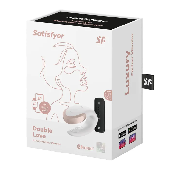 Dildos Double Love White Satisfyer Dildos Double Love White Satisfyer
