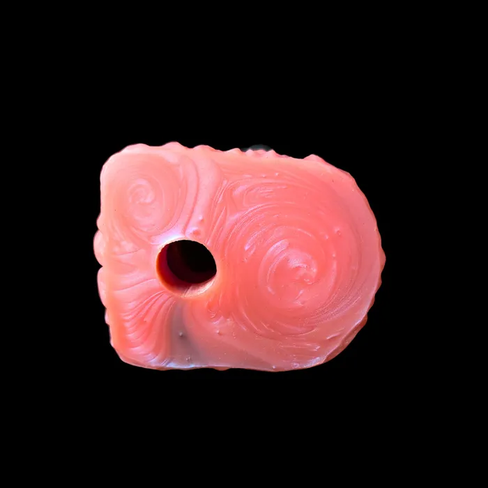 Dildos Kreature Adult Toys Premade Large Cerberus Fade Coal Black upper to Bubblegum Pink base with Kreature Lock Hole Classic Firmness