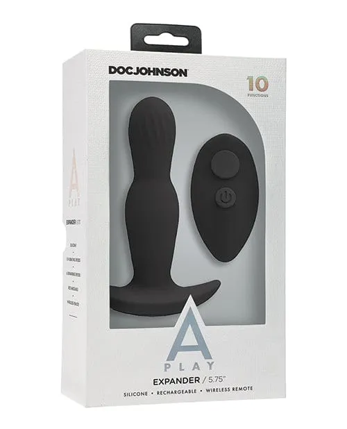 Doc Johnson A Play Expander Rechargeable Silicone Anal Plug with Remote Male Sex Toys Doc Johnson A Play Expander Rechargeable Silicone Anal Plug with Remote Male Sex Toys