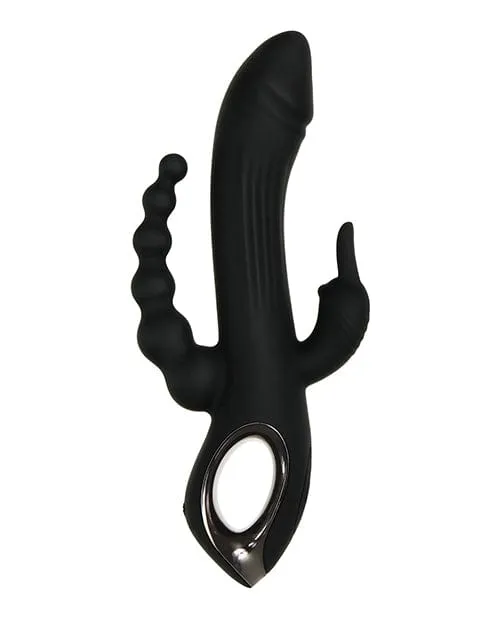 Evolved Trifecta Triple Stim Rechargeable Black Evolved Novelties Vibrators Evolved Trifecta Triple Stim Rechargeable Black Evolved Novelties Vibrators