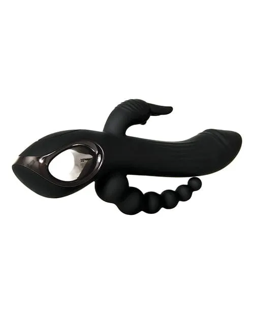 Evolved Trifecta Triple Stim Rechargeable Black Evolved Novelties Vibrators Evolved Trifecta Triple Stim Rechargeable Black Evolved Novelties Vibrators