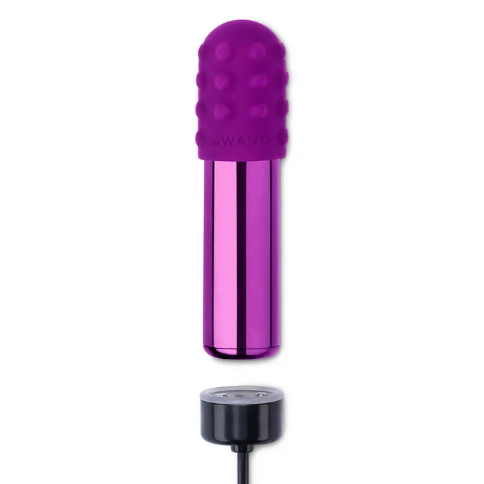 Female Sex Toys Le Wand Chrome Bullet Dark Cherry Le Wand