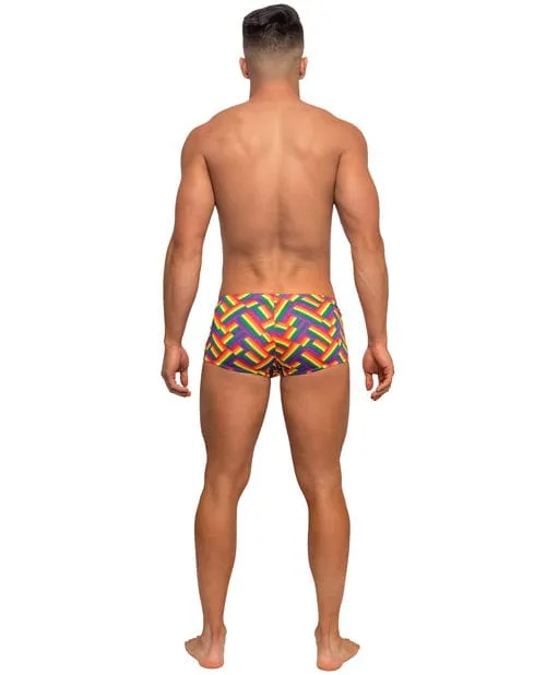 Female Sex Toys Male Power Pride Fest Contoured Pouch Mini Short Rainbow Female Sex Toys Male Power Pride Fest Contoured Pouch Mini Short Rainbow