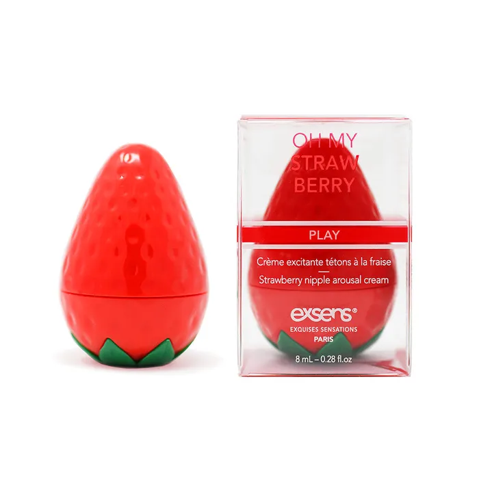 Female Sex Toys The Pleasure Parlor Exsens Oh My Strawberry Nipple Arousal Cream 8mL