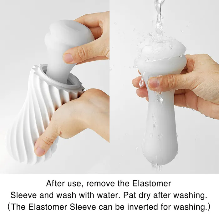 FLEX Silky White TENGA Vibrators