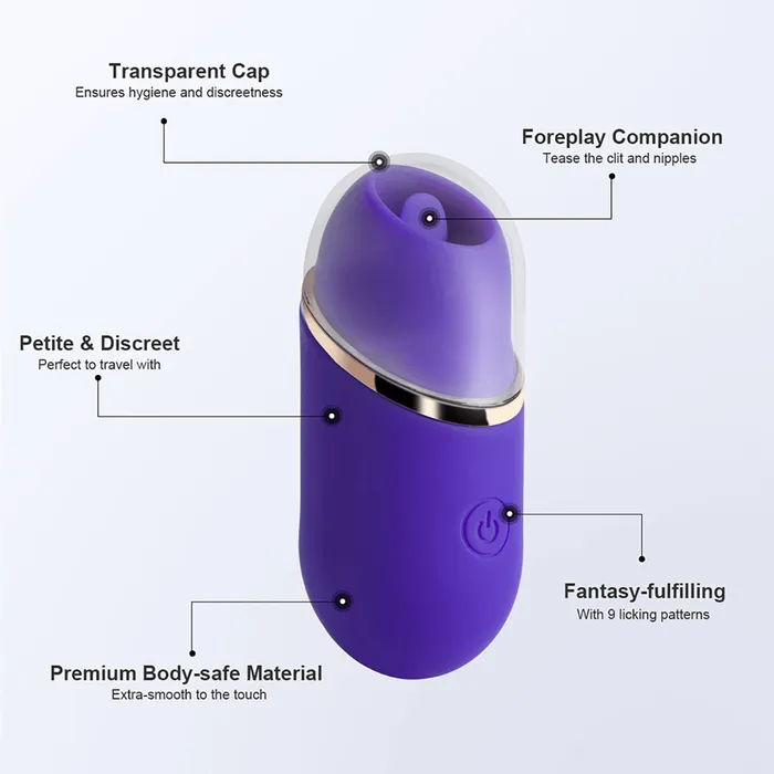 Honey Play Box Female Sex Toys Honey Play Box Abby Mini Clit Licking Vibrator